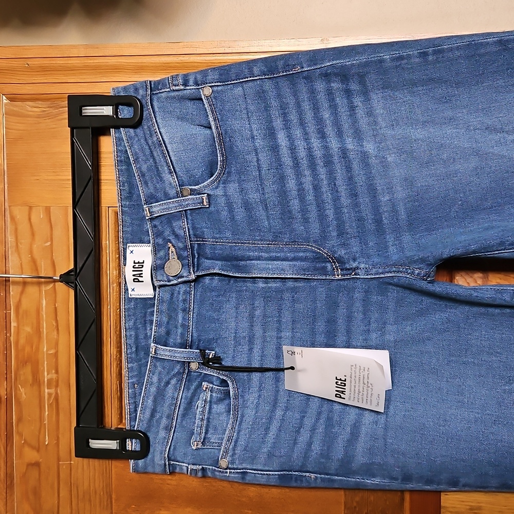 NWT PAIGE High-Rise Bell Canyon Flared Jeans - Picture 5 of 12